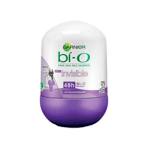 Desodorante Roll On Bi O 50ml Feminino Invisible Unit - BI-O - Higiene E Beleza