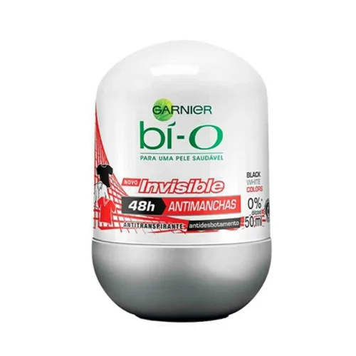 Desodorante Roll On Bi O 50ml Masculino Invisible Unit - BI-O - Higiene E Beleza