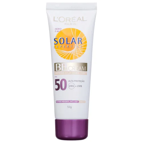 Protetor Solar L Oréal Solar Expertise Bb Cream Fps 50 Loção Com Cor - LORÉAL SOLAR EXPERTISE - Higiene E Beleza
