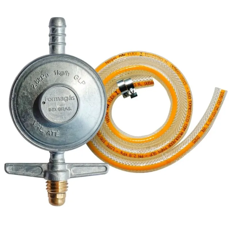 Regulador Para Gás 1kg P13 Com Magueira 1.20m Formagás
