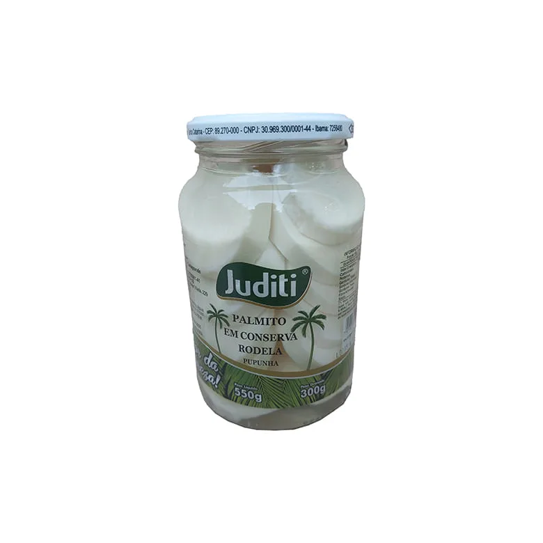 Palmito Juditi Pupunha Rodela 300g - Juditi - Mercearia