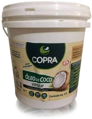 Oleo De Coco Copra 3,2 L Alimentos - COPRA - Bazar