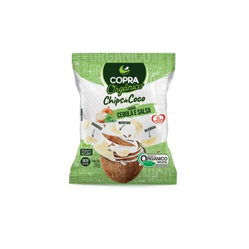 Coco Chips Copra Organico Cebola/salsa 20g - COPRA - Mercearia