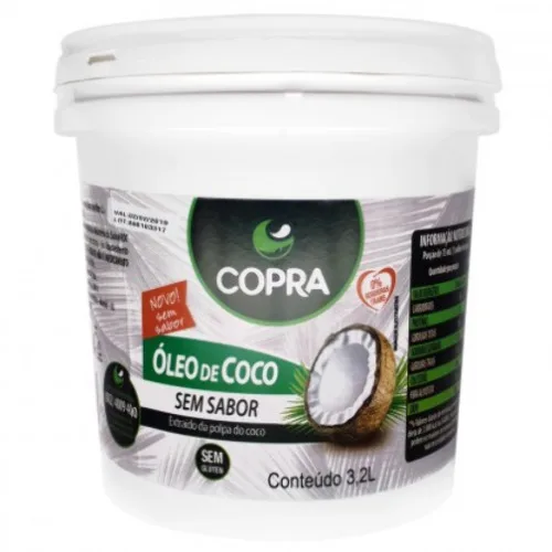 Oleo De Coco Sem Sabor 3.2l Copra Coco - COPRA - Mercearia