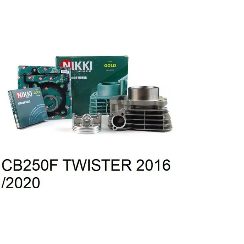 Kit Cilindro C/ Pistão E Anéis Cb250f Twister 2016 Ate 2020