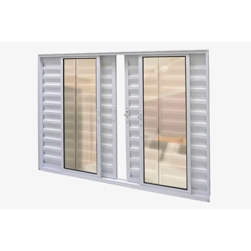 Veneziana Topazio Plus Branco 6 Folhas Sem Grade 100x120 Esquadrifazio