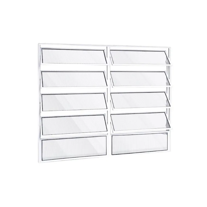 Vitrô Basculante Safira Branco 2 Seções 100x150 Esquadrifazio