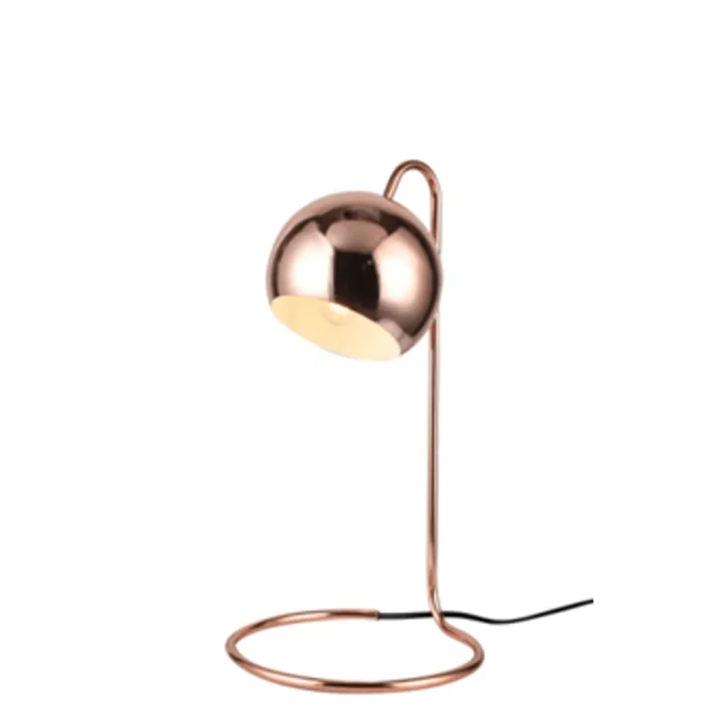 Luminaria de mesa em metal para 1 lampada e27 bronze viv4070 vivendi