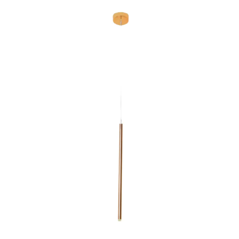 Pendente LED de Metal Vivendi Tubo Gold 3000K - Vivendi - Iluminação