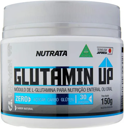 Glutamin Up Zero 150g Mmc - NUTRATA - Suplementos