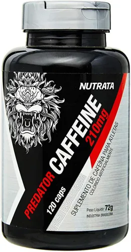 Caffeine 120 Cap - NUTRATA - Suplementos