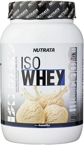 Iso Whey Sabor Baunilha 900g - NUTRATA - Suplementos