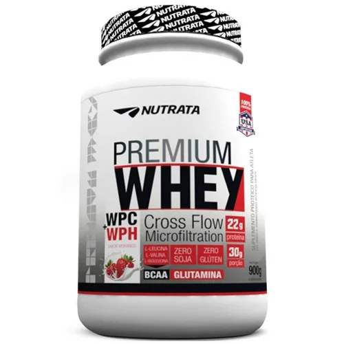 Premium Whey Chocolate Com Cereja 900g Nutrata - NUTRATA - Suplementos