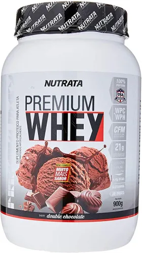 Premium Whey Nutrata 900g Chocolate . - NUTRATA - Suplementos