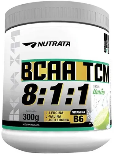Bcaa Tcm 8:1:1 Sabor Limão 300g Nutrata - NUTRATA - Suplementos