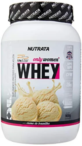 Only Women Whey Baunilha 900g Nutrata - NUTRATA - Mercearia