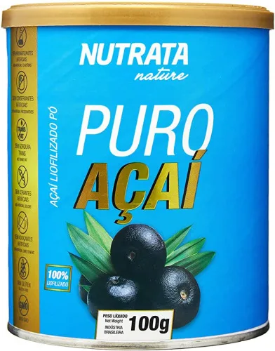 Puro Acai 100g Nutrata - NUTRATA - Mercearia