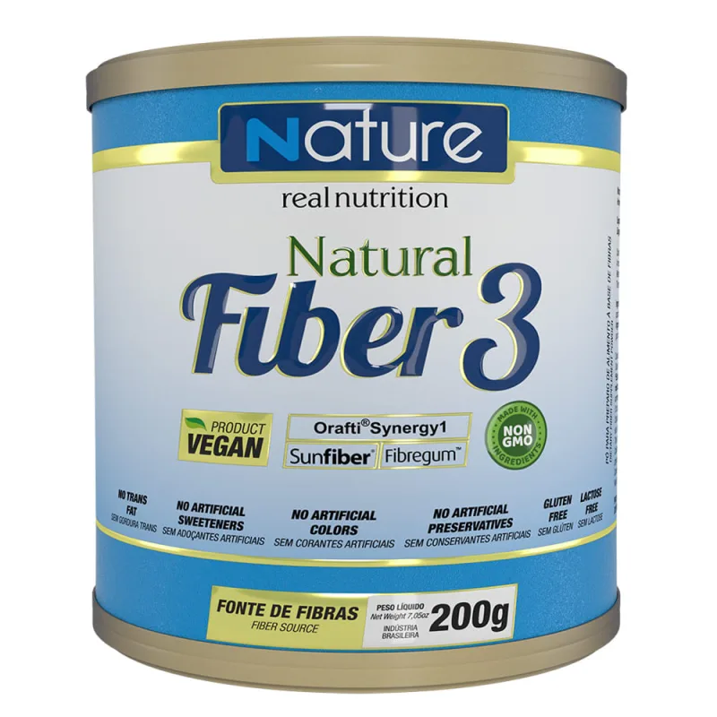 Fibras Naturais Natural Fiber 3 - Nutrata - 200g - Nutrata - Fibra Alimentar