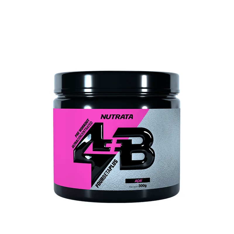 Pré Treino 4B Açaí Nutrata 300g - Nutrata - Suplementos