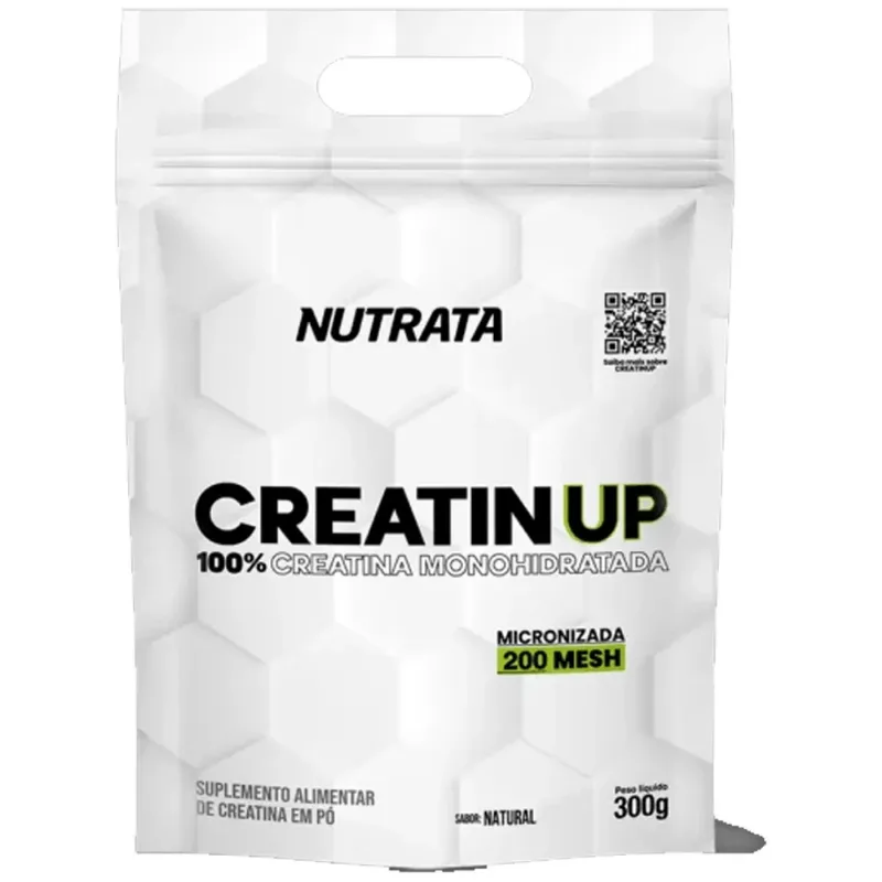Creatina em Pó Nutrata Monohidratada 100% Sachê 300g - Nutrata - Suplementos Alimentares