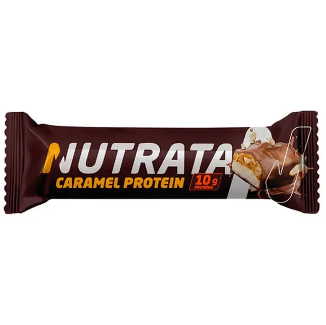 Barra De Proteína Nutrata Caramel Protein 45g - Nutrata - Vida Saudável
