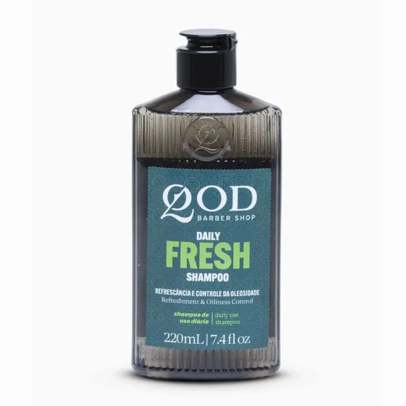 Shampoo QOD Barber Shop Daily Fresh 220ml - Qod - Higiene Pessoal