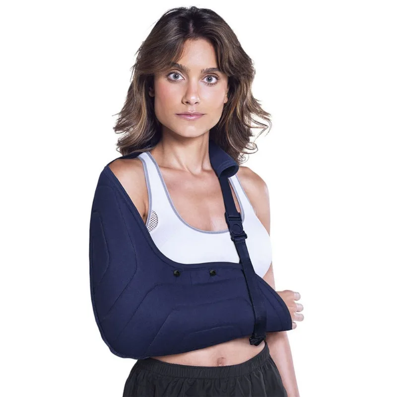 Tipoia Velpeau Imobilizadora Estofada Bilateral - G - (Azul) KSN027-AZ-G