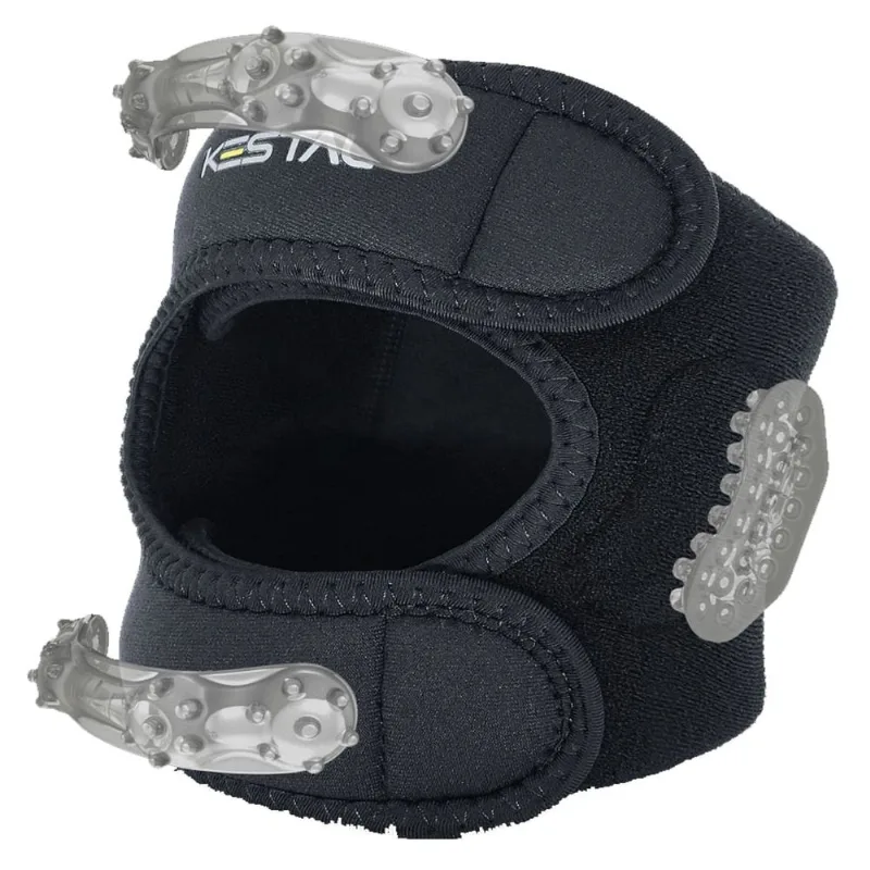 Joelheira Active Knee com Suportes Silicone KSN080 Kestal - Preto - G