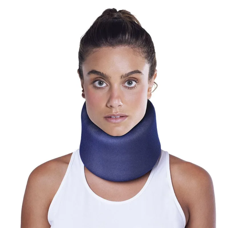 Colar Cervical Ortopédico Estabilizador de Espuma - G - (Azul) KSO110-AZ-G
