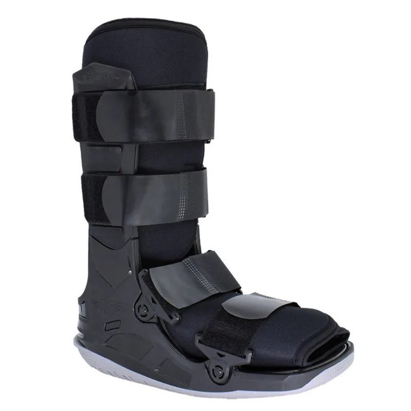 Bota Imobilizadora Ortopédica Bilateral Curta Exofoot - G - (Preto/Cinza) KSO123-PR/CZ-G