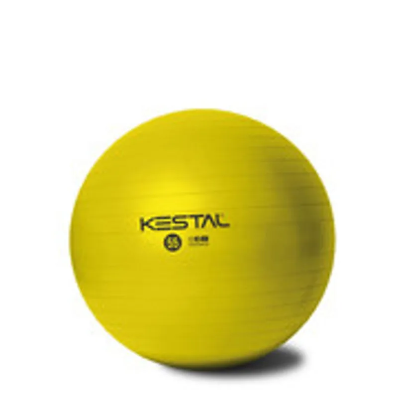 Bola de Pilates Multifuncional Amarela (55 cm) KSF014-AM-55