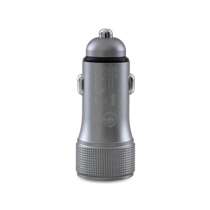 Carregador Veicular Turbo 48W, 2 saídas, Linha Sampa, Originais iPlace