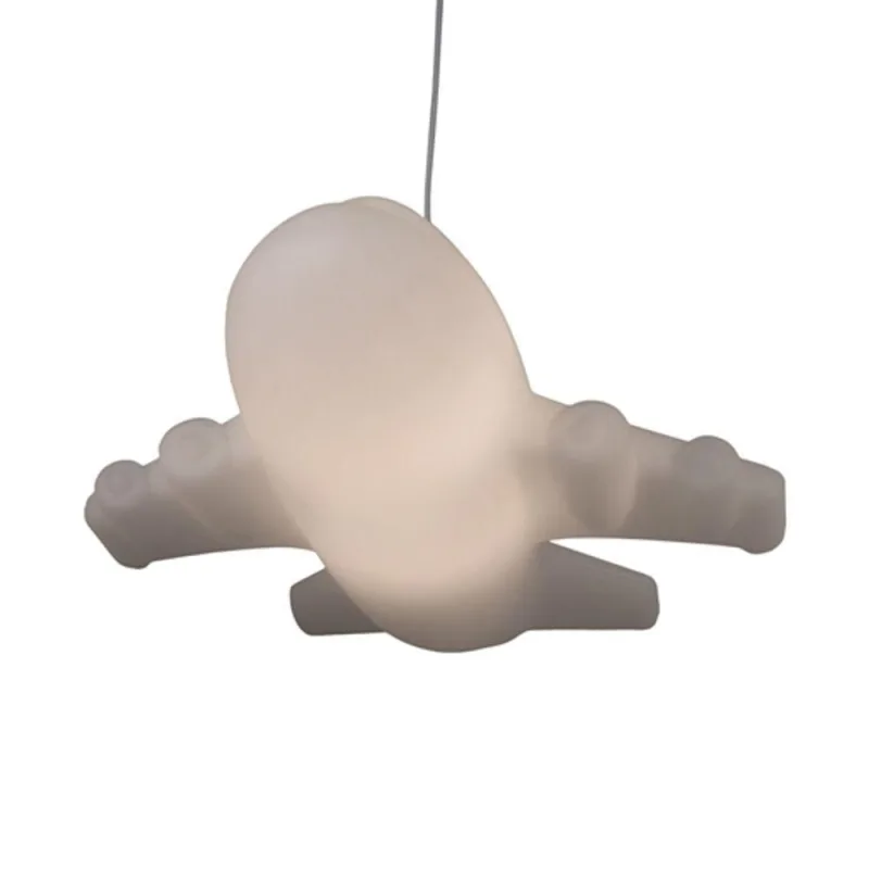 Luminária Avião Pendente Fun Light com Luz Difusa e Iluminação Indireta Bivolt - OUTRAS - Agro