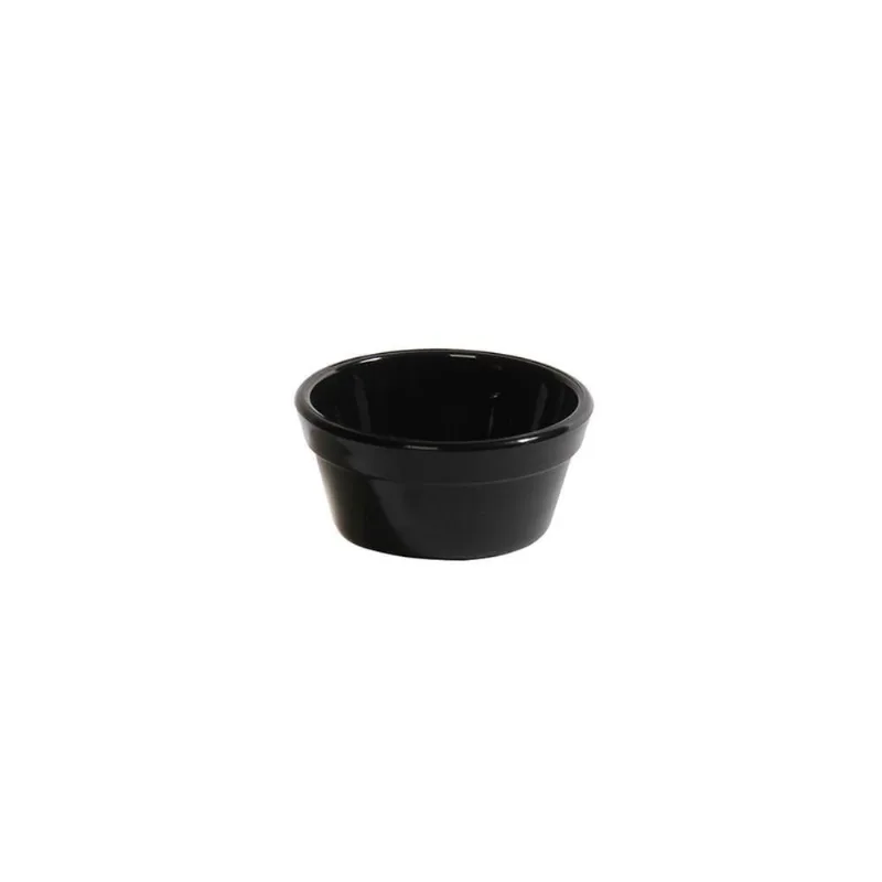 Ramequim Cheff 60ml Preto Em Policarbonato Linha Profissional Cook Vem