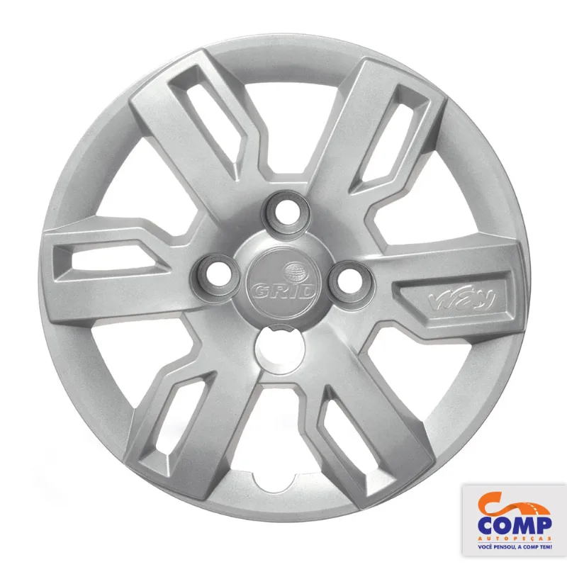 Calota Uno Way 2013 até 2015 Aro 13” Grid 227CB-PTA-U