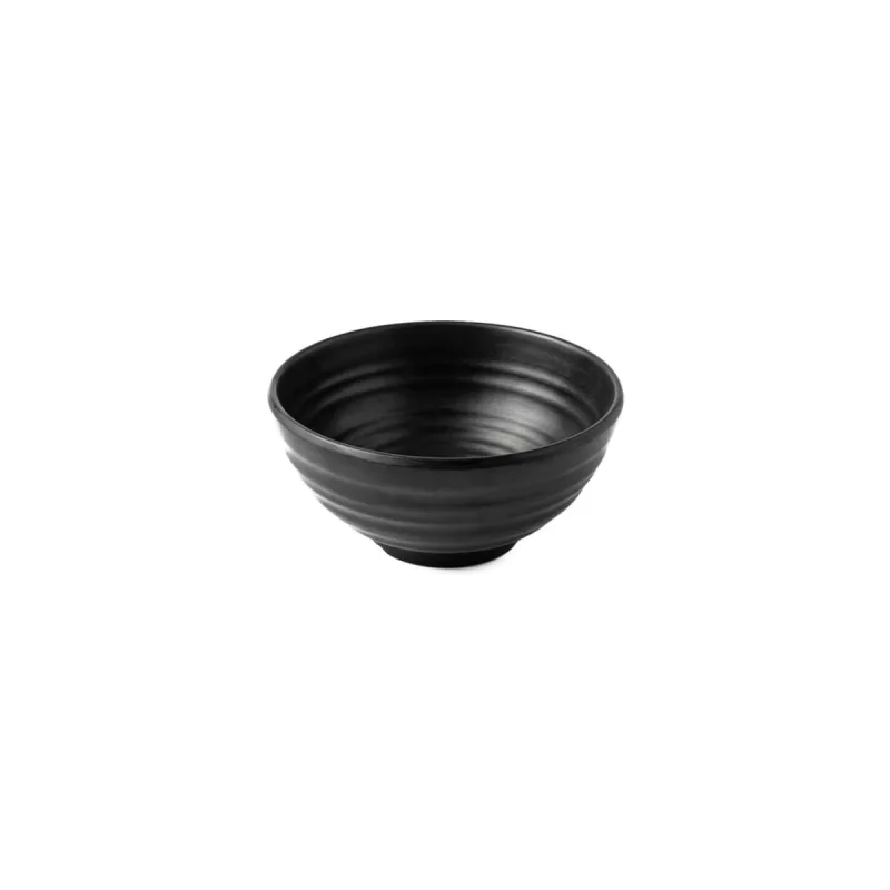 Tigela Bowl Cumbuca Caldo Sobremesa Melamina Preto 260ml - Weck - Ar E Ventilação