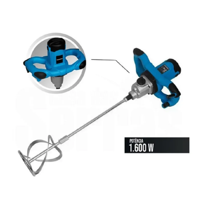 Misturador De Tinta E Argamassa 1600w 110v/220v Gamma G1963/br