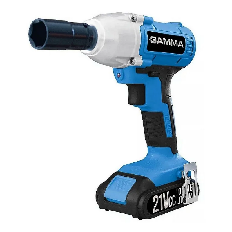 Chave De Impacto 1/2pol 13mm 21v C/ 2 Baterias Bivolt G12201br Gamma