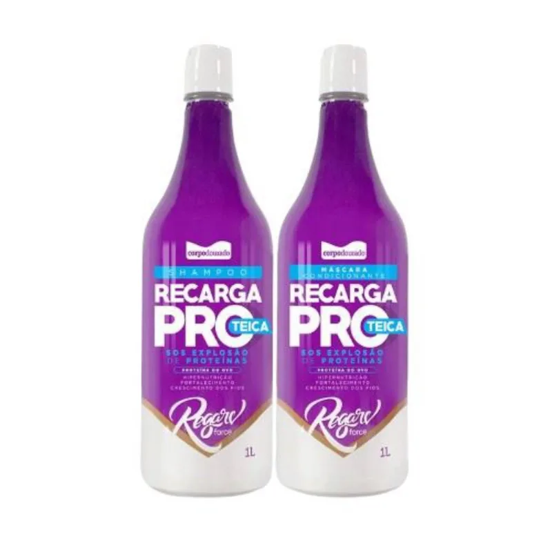 Shampoo + Condicionador Corpo Dourado 100ml Recarga Proteica