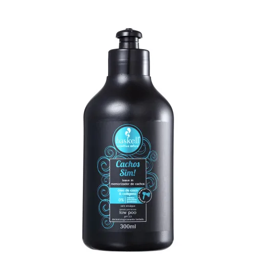 Haskell Cachos Leave In 300ml - HASKELL - Higiene E Beleza