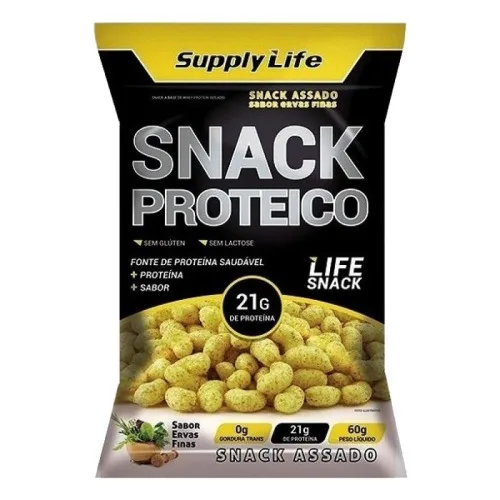 Snack Prot Ervas Supply Pct 60g Doce Vida Segall - SUPPLY LIFE - Mercearia