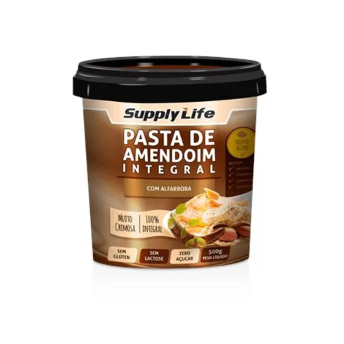 Pasta De Amendoim Alfarroba 500g Nutrilatina - NUTRILATINA - Mercearia