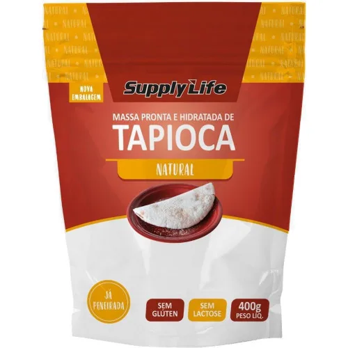 Tapioca Prot.arroz 400g Supply Life - SUPPLY LIFE - Mercearia
