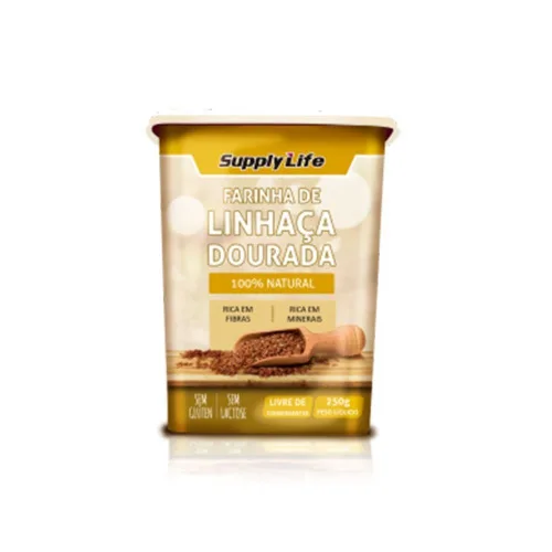 Farinha De Linhaca Dourada 250gr Supply Life - SUPPLY LIFE