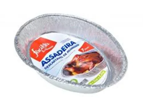 Assadeira Aluminio Facilita Pronto 4l - ALUMÍNIO - Bazar