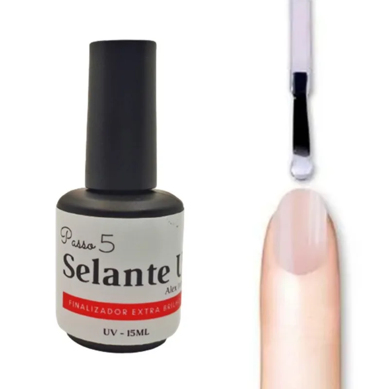 Selante Alex Top Coat Uv Finalizador Estra Brilhu Lindo