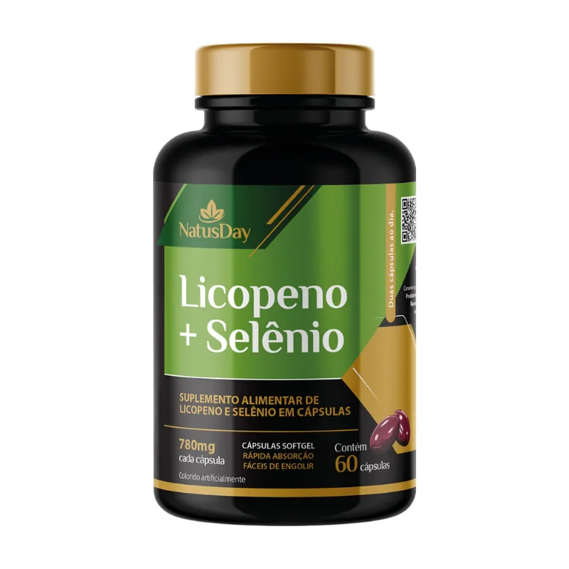 Licopeno + Selênio 60 Cápsulas Natusday