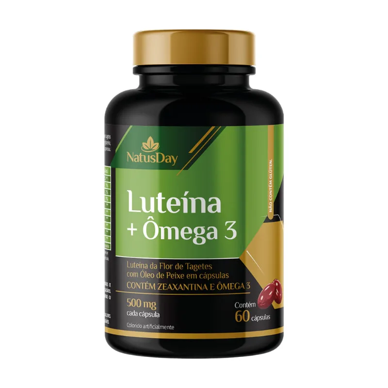 Luteína + Ômega 3 60 Cápsulas Natusday
