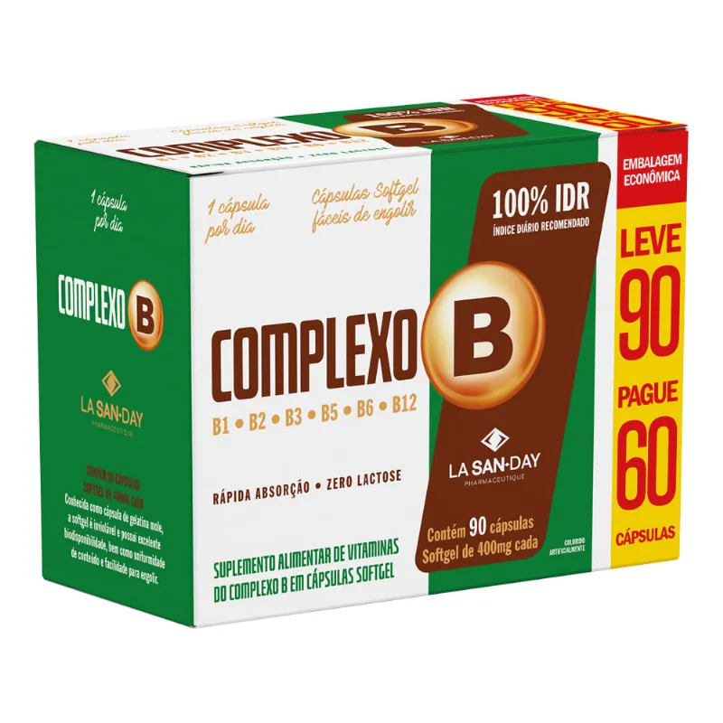 Complexo B 90 Cápsulas