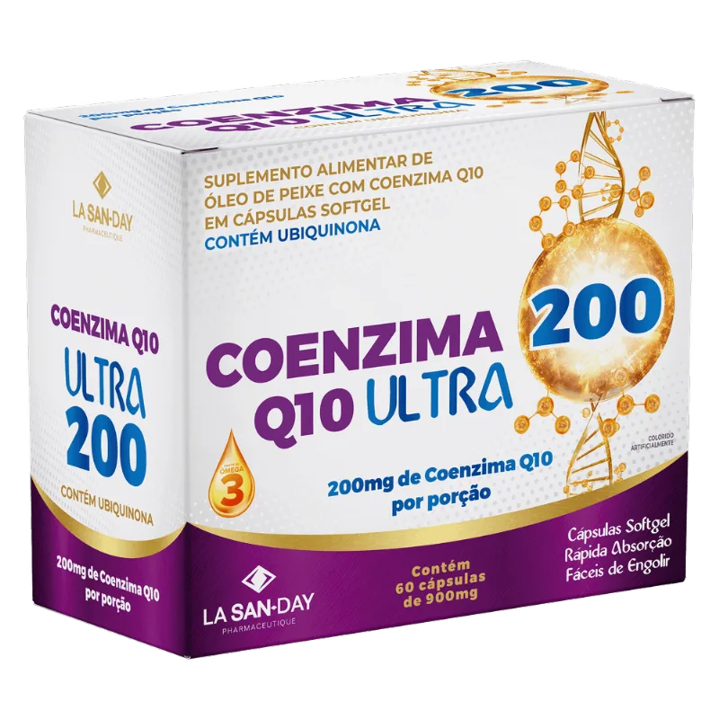 Coenzima Q10 Ultra 200 60 Cápsulas